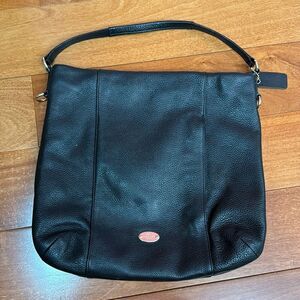 Coach Black Madison Isabelle Leather Hobo Shoulder Bag